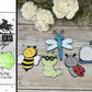 Cute Bug Magnet Collection, Dragonfly SVG, Scrap Buster, Cute Bee,  Home Decor, SVG Files, Laser Ready, Digital Download