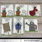 Cute Garden Magnet Collection, In the Potting Shed, Scrap Buster, Laser Ready SVG, Digital Download