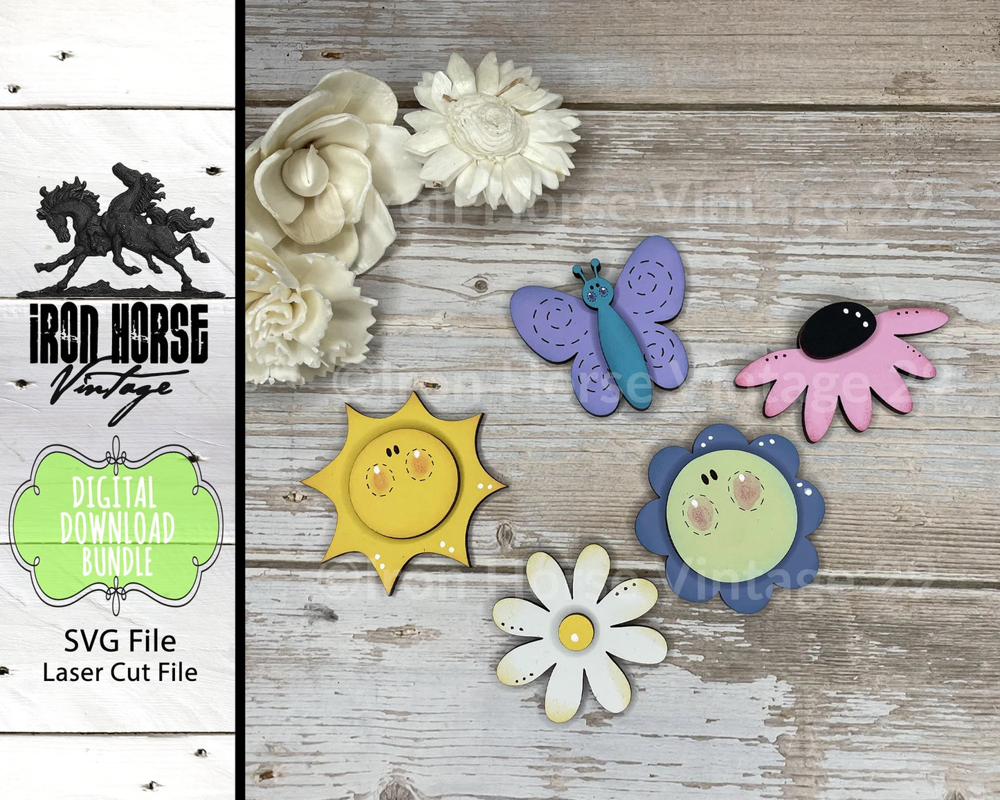 Spring-Themed Magnet Collection, Scrap Buster