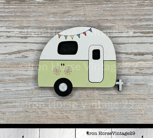 Magnets, Camping and Campground Themed Magnets, RV Camper,  Tent, Farmhouse Style, Scrap Buster