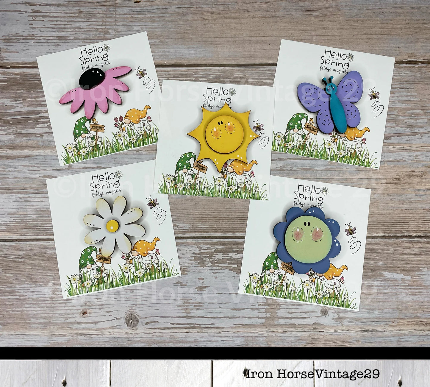 Spring-Themed Magnet Collection, Scrap Buster