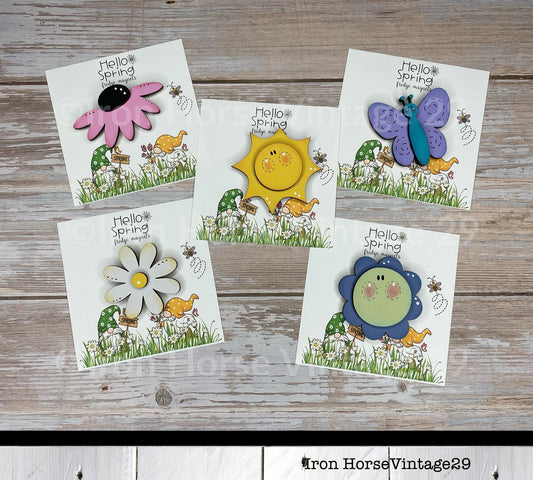 Spring-Themed Magnet Collection, Scrap Buster