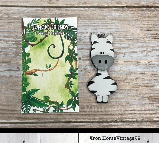 Magnets, Cute Jungle Animals, Cute Animal Magnets, Scrap Buster, Laser Ready SVG, Digital Download, NOT a Physical Item