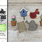 Cute Garden Magnet Collection, In the Potting Shed, Scrap Buster, Laser Ready SVG, Digital Download