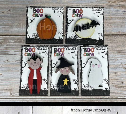 Magnets, Halloween Magnet, Cute Halloween Characters,  Scrap Buster, Laser Ready, SVG Files, Digital Download