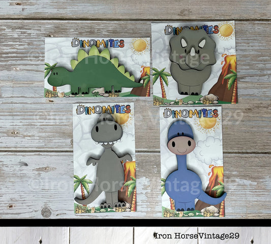 Magnets, Cute Dinosaur Magnet Collection, Cute T-Rex, Farmhouse Style, Home Decor, Scrap Buster