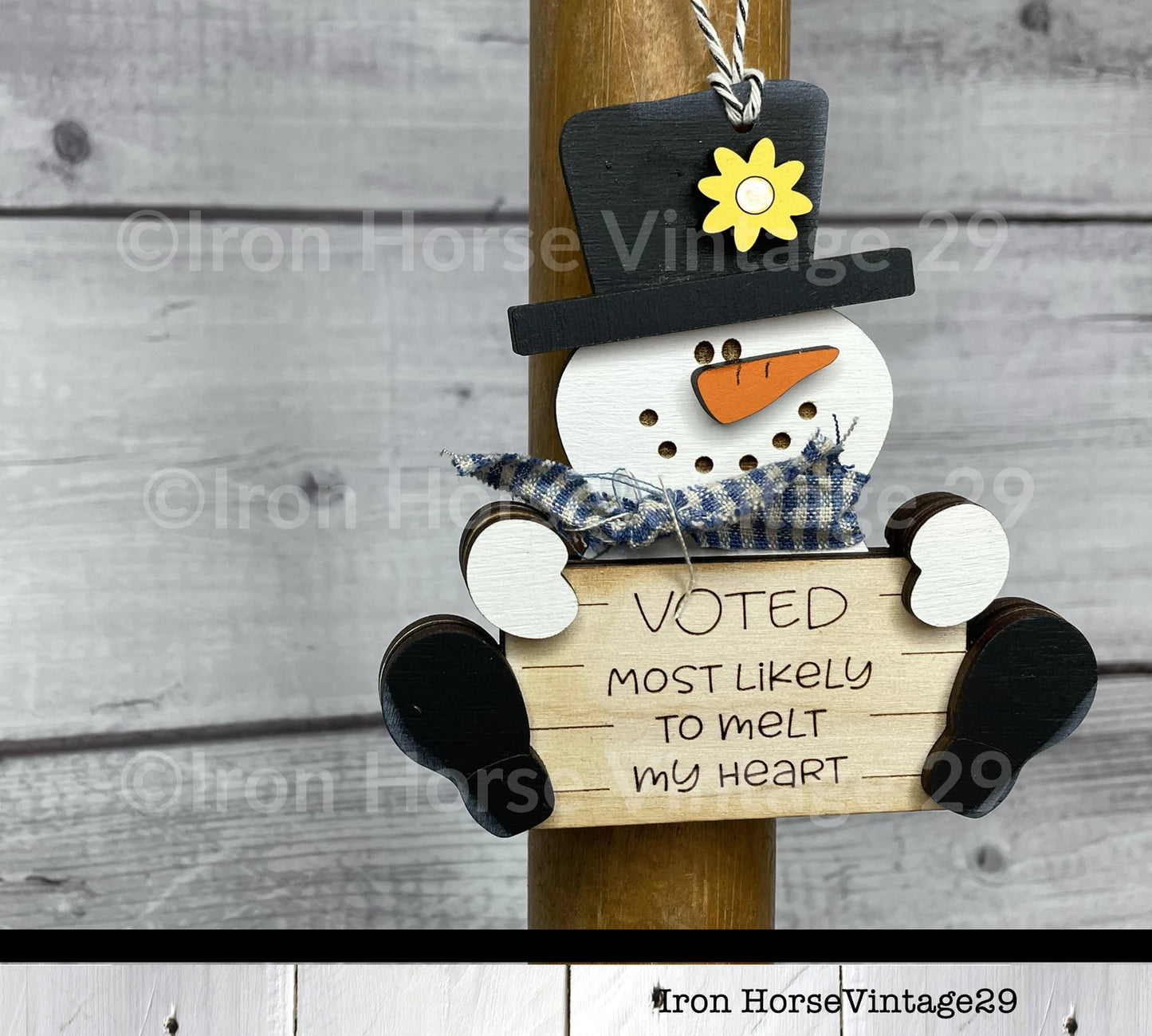 Sitting Snowman Christmas Ornament, Cute Snowman with Sign, Snowman Shelf Sitter, Gift Tag, Farmhouse Style, SVG File, Digital Download