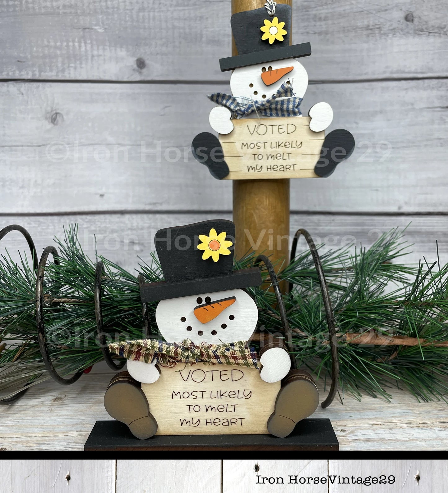 Sitting Snowman Christmas Ornament, Cute Snowman with Sign, Snowman Shelf Sitter, Gift Tag, Farmhouse Style, SVG File, Digital Download