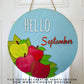 September Apple Picking Fruit Theme Nursery and Door Hanger - Sign Making and DIY Kits - Cut File For Glowforge Lasers - Digital SVG File