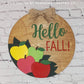 September Apple Picking Fruit Theme Nursery and Door Hanger - Sign Making and DIY Kits - Cut File For Glowforge Lasers - Digital SVG File