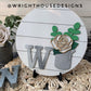 Rustic Farmhouse Rose and Eucalyptus Floral Shelf Sitter Round - Sign Making and DIY Kits - Cut File For Glowforge Lasers - Digital SVG File