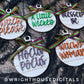 Witchy Shiplap Tree Ball Ornament Set For Halloween Trees - Blessed Be Witch Please - Quick Cut File For Glowforge Lasers - Digital SVG File