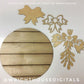 Meet Me Under The Mistletoe Christmas Round Sign - Sign Making and DIY Kits - Single Line Cut File For Glowforge Lasers - Digital SVG File