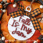 Autumn Pumpkin Lover Tree Ball Ornaments - Farmhouse Shiplap - Digital Files for Sign Making - SVG Cut File For Glowforge - Digital File