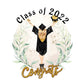 Graduation Sublimation Design PNG, Greenery Graduate Sublimation Design Download, Class of 2022 Graduation Design, Graduation Girl PNG file