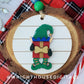 Christmas Icons Elf, Santa, and Nutcracker - Modern Farmhouse Mini Ornament Set - Personalizable Cut File For Glowforge - Digital SVG File