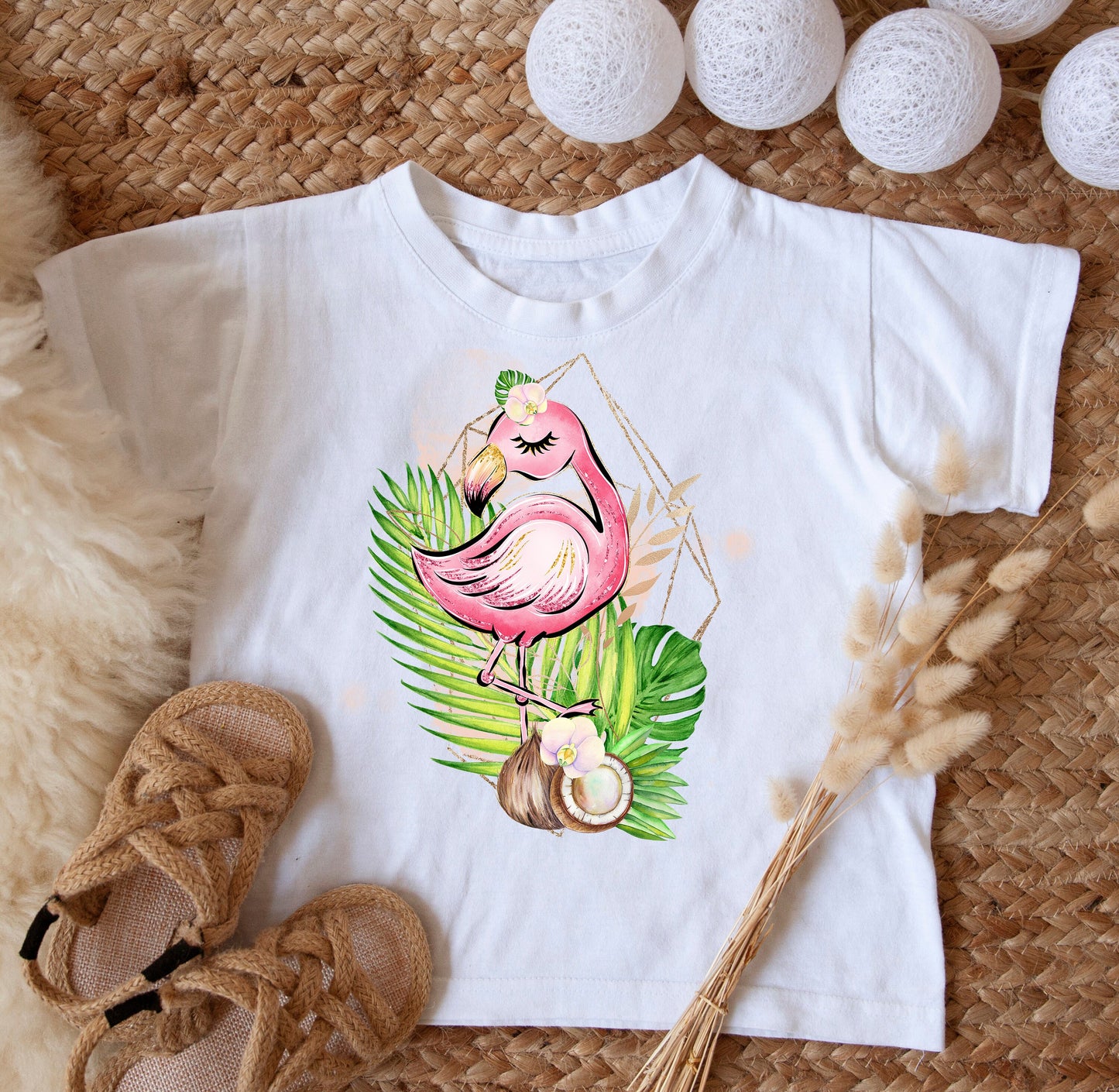 Cute Tropical Flamingo Sublimation Design PNG, Cool Animal Sublimation Designs Download, Cutest Flamingo Sublimation Design, tropical design