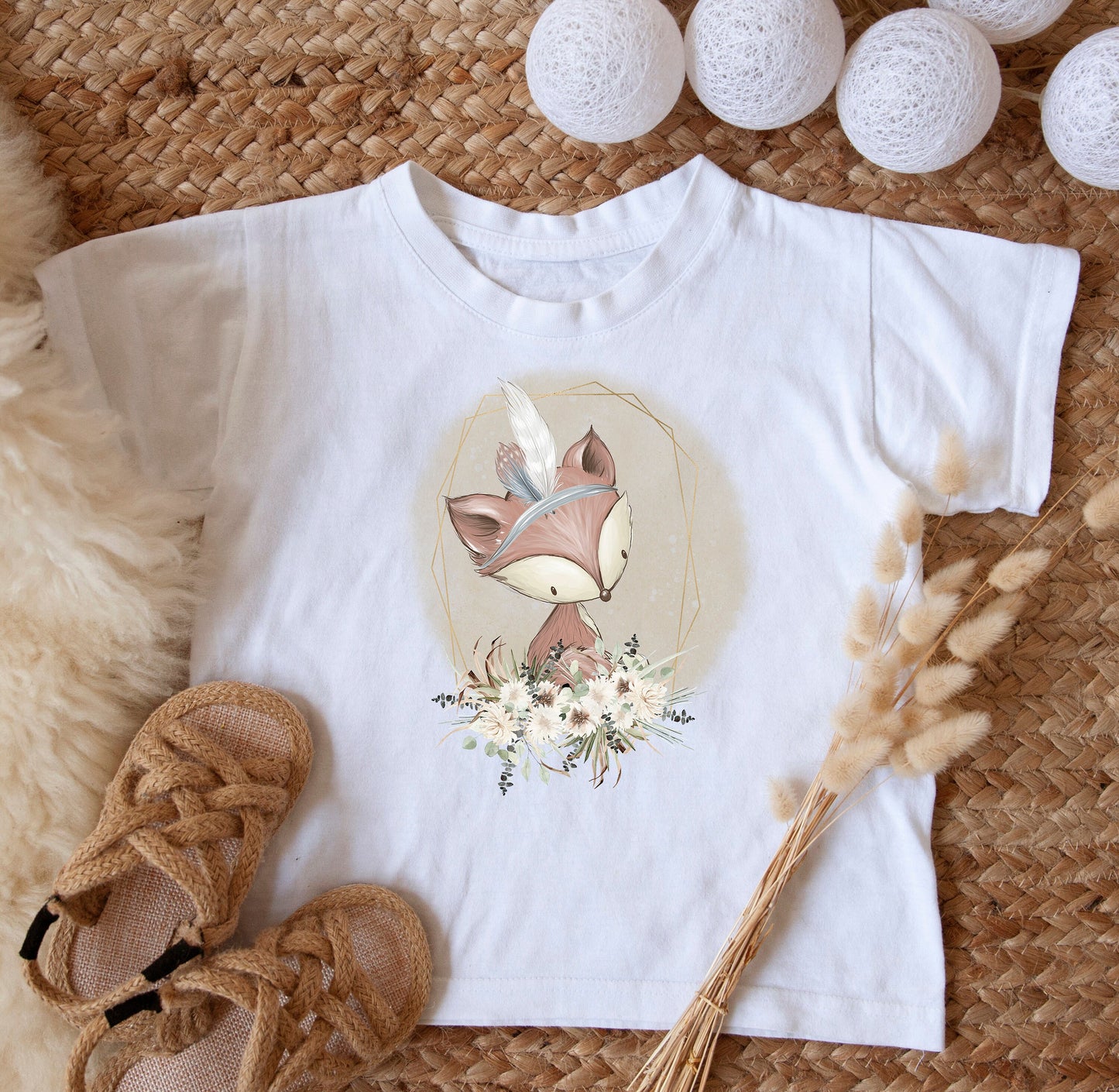 Cutest Fox Sublimation File, inkluding Commercial License, Elegant Sublimation Design for kids, Toddler sublimation PNG file