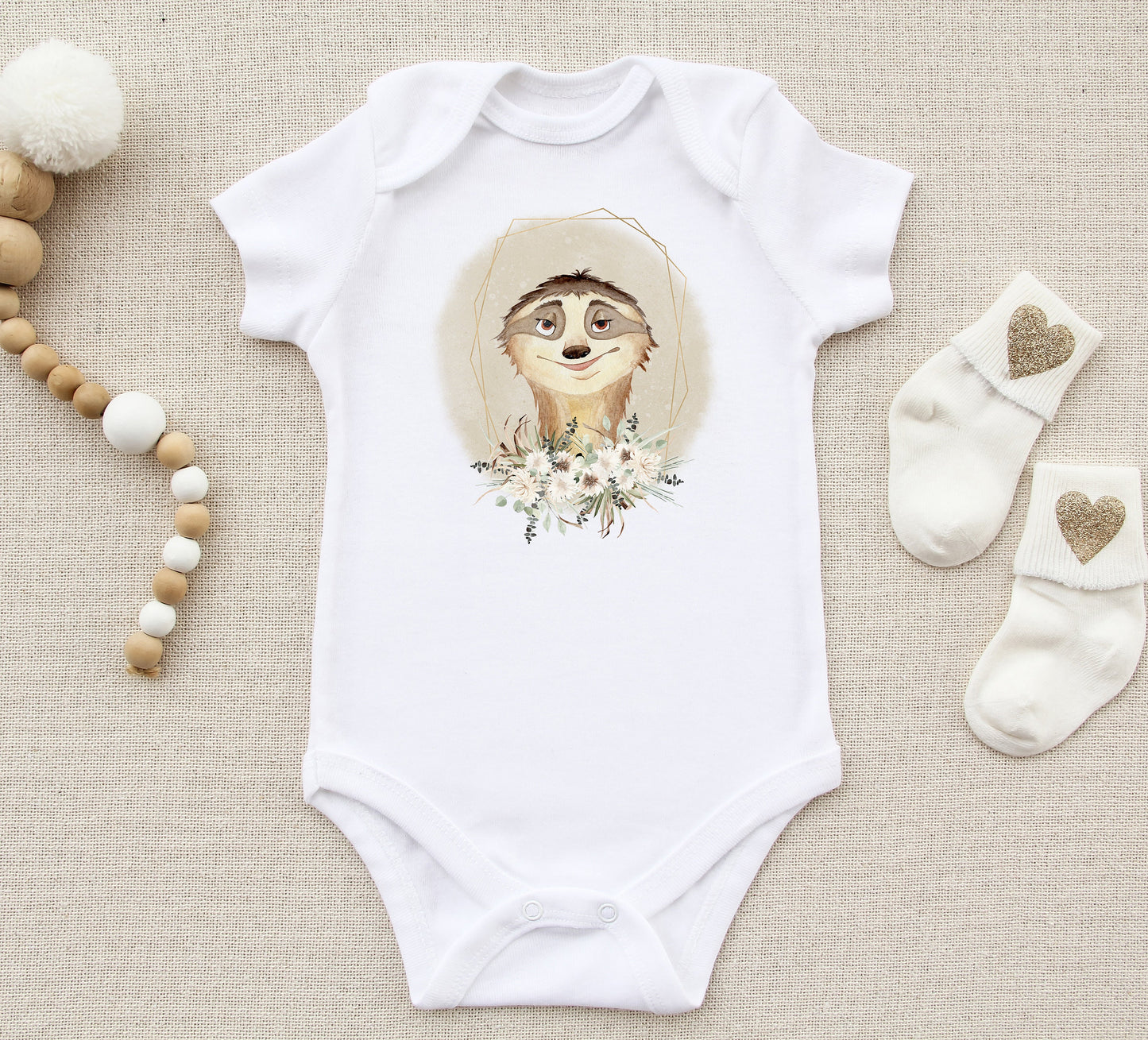 Cute Sloth Pampas Sublimation Design PNG, Cool Animal Sublimation Designs Download, Cutest Sloth Sublimation Design, Gender Neutral PNG