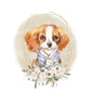 Cute spaniel Sublimation Design PNG, Adorable spaniel Sublimation Designs Download, Cutest Dog Sublimation Design, Dog Clip art design