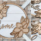 Southern Magnolia Overhanging Floral Sign Bundle - Seasonal Sign Making and DIY Kits - Cut File For Glowforge Lasers - Digital SVG File