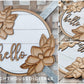 Southern Magnolia Overhanging Floral Sign Bundle - Seasonal Sign Making and DIY Kits - Cut File For Glowforge Lasers - Digital SVG File