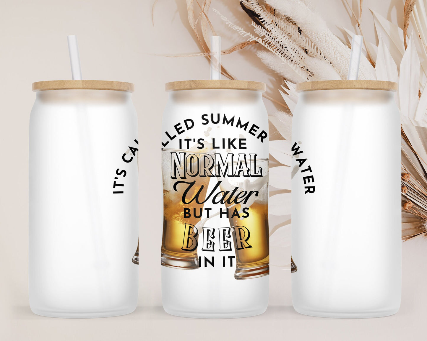 Funny Summer Sublimation design, tumbler Design PNG, It's called Summer Water, Beer design, Drinks Sublimation Design