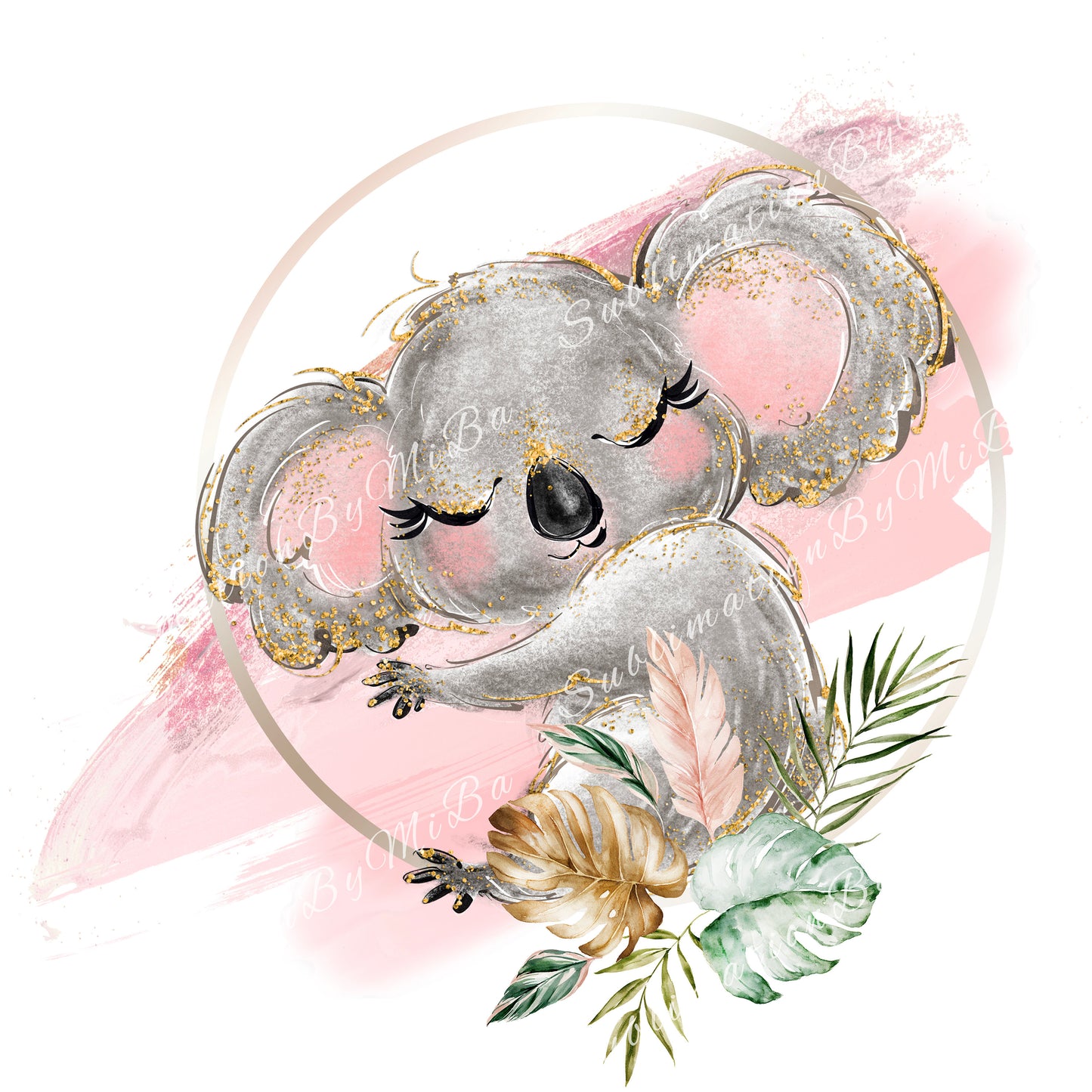 Koala Sublimation Design PNG, Australia toddler Sublimation Designs Downloads, Cutest Koala mommy and kid Design, Girly PNG Sublimation