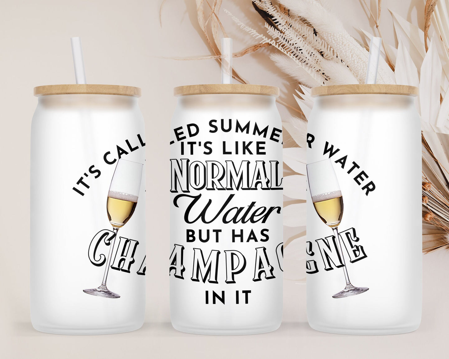 Funny Summer Champagne Sublimation design, tumbler Design PNG, It's called Summer Water, Chamapagne design, Bubble Sublimation Design