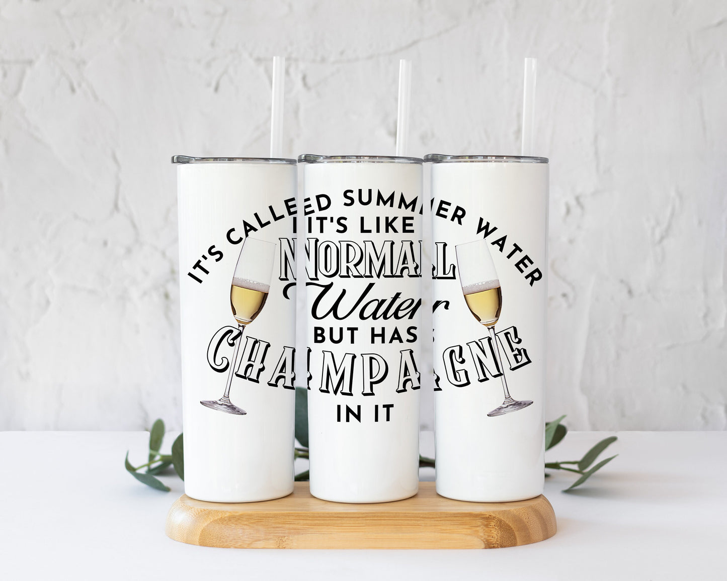 Funny Summer Champagne Sublimation design, tumbler Design PNG, It's called Summer Water, Chamapagne design, Bubble Sublimation Design