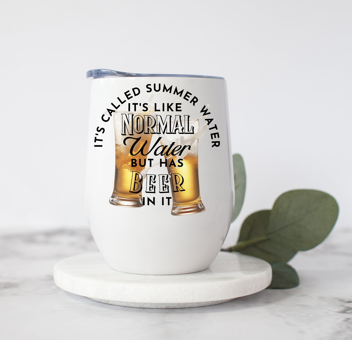 Funny Summer Sublimation design, tumbler Design PNG, It's called Summer Water, Beer design, Drinks Sublimation Design