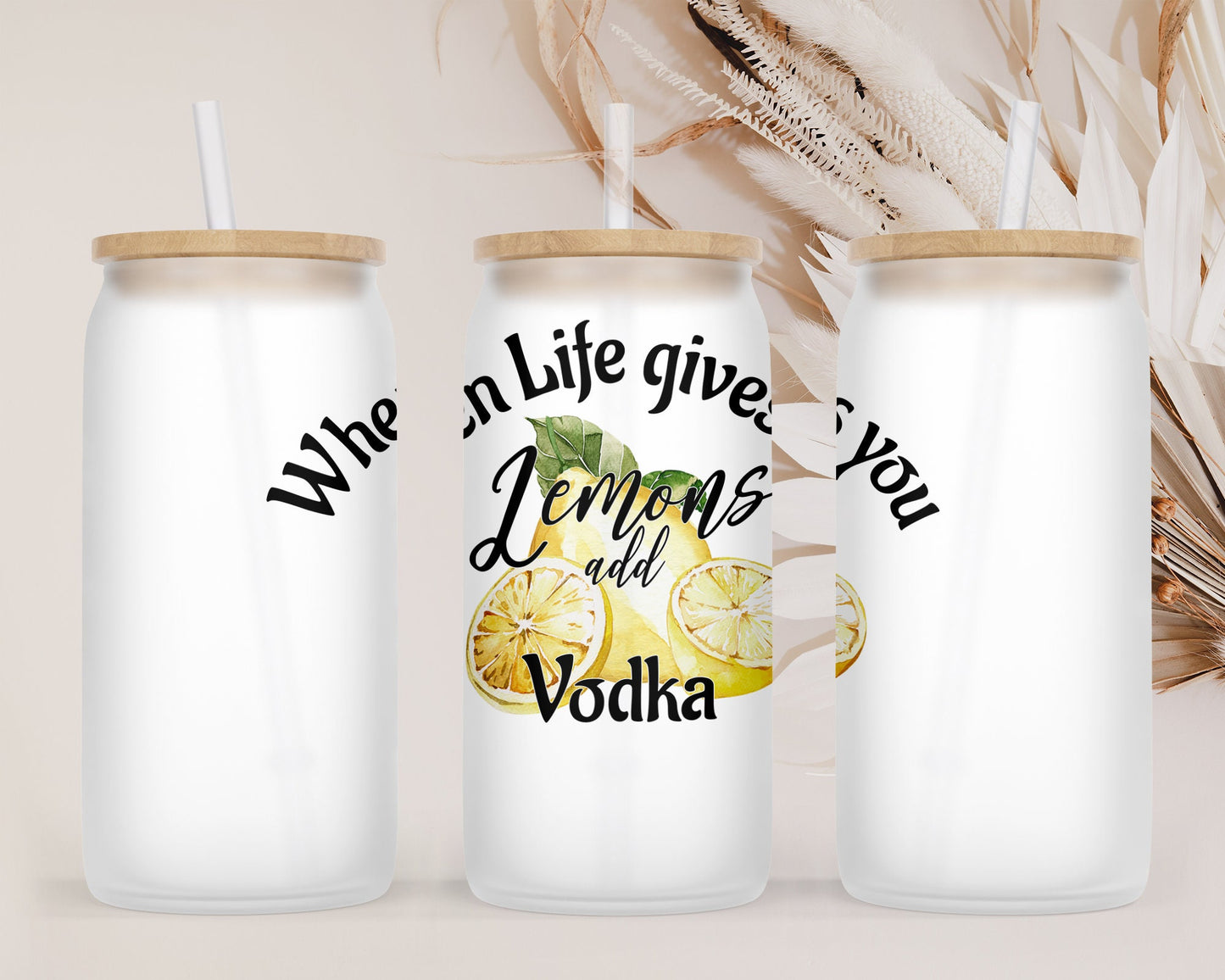 Lemon Summer tumbler Sublimation design, tumbler Design PNG, If life gives you lemon make Gin & Tonic, Drinks 20oz Sublimation Design