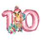 Cute Tropical Parrot Birthday Sublimation Design PNG, 10th Birthday Animal Sublimation Designs Download, Adorable Sublimation Design