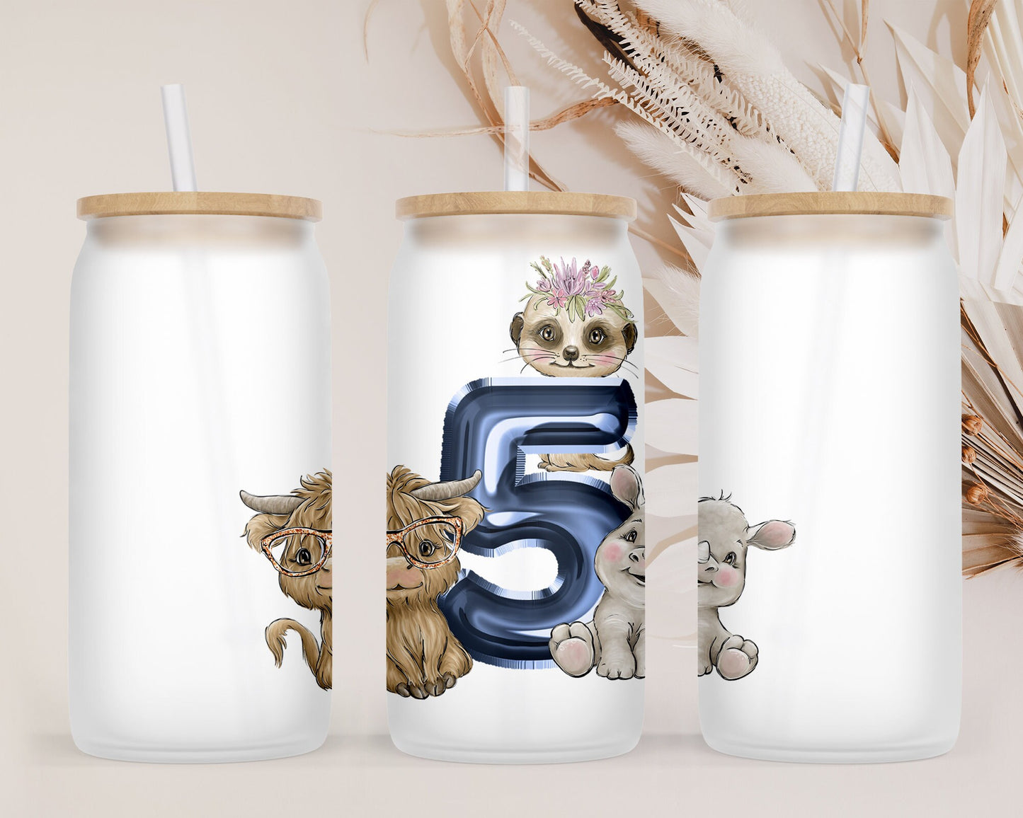 Cute Wild Five Birthday Sublimation Design PNG, Cool clipart Sublimation Designs Download, Cutest African Animal Sublimation Design