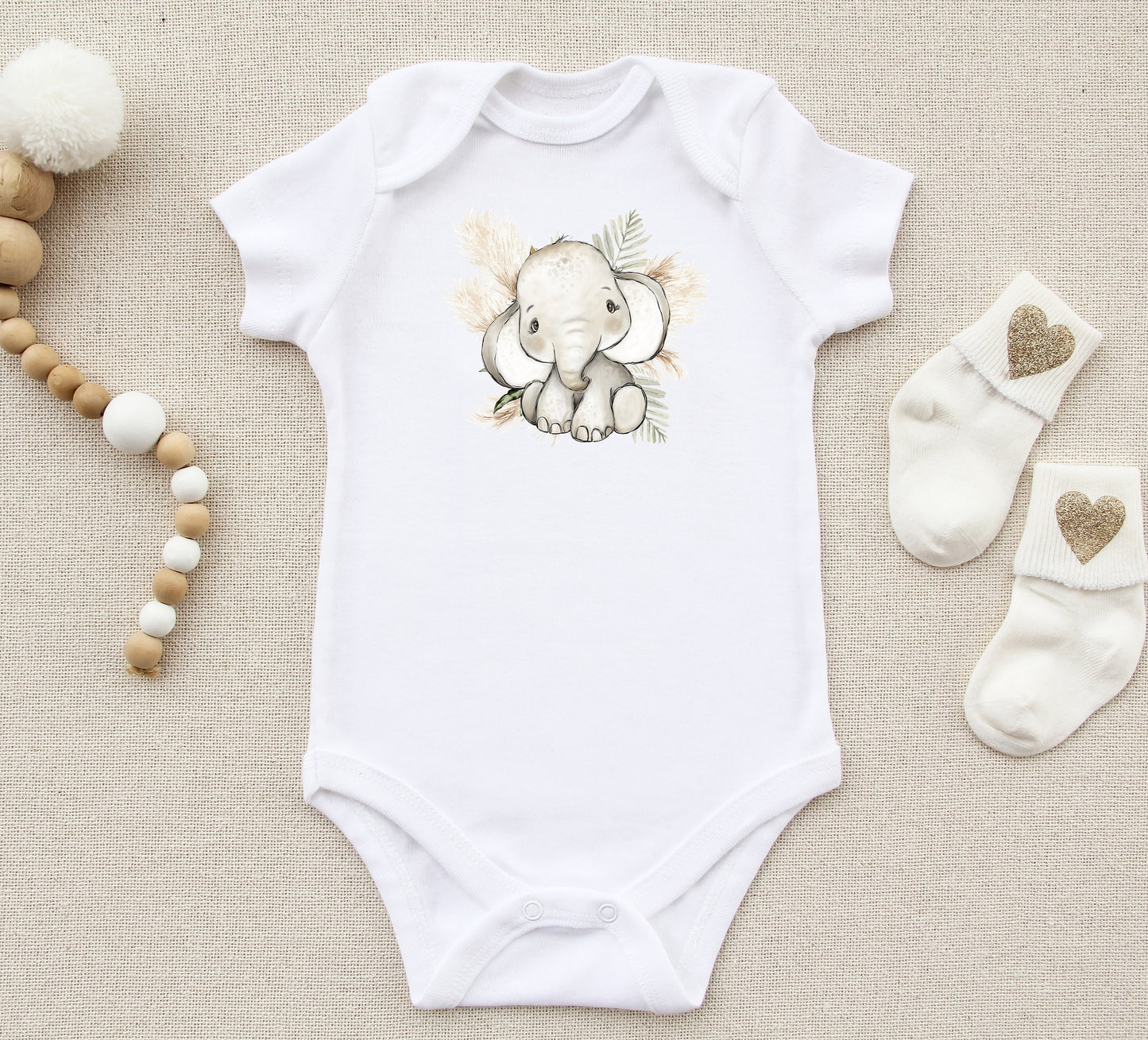 Baby Elephant Sublimation Design PNG, Pampas toddler Sublimation Design Downloads, Elephant Design for kids, Baby Announcement Sublimation