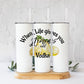 Lemon Summer tumbler Sublimation design, tumbler Design PNG, If life gives you lemon make Gin & Tonic, Drinks 20oz Sublimation Design