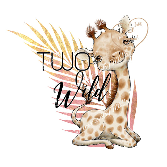 Cute Giraffe Birthday Sublimation Design PNG, Cool clipart Sublimation Designs Download, Cutest giraffe Sublimation, Kids Sublimation Design