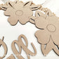 Hey Ya'll Southern Magnolia Blooms Shelf Sitter - Seasonal Floral Sign Making and DIY Kits - Cut File For Glowforge Lasers - Digital SVG File