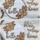 Southern Magnolia Overhanging Floral Sign Bundle - Seasonal Sign Making and DIY Kits - Cut File For Glowforge Lasers - Digital SVG File