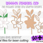 Lily Wooden Laser Cut Flowers - Simple Diy Florals For Bouquets - Files for Sign Making - SVG Laser Cut File For Glowforge - Digital File