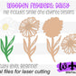 Daisy Wooden Laser Cut Flowers - Simple Diy Florals For Bouquets - Files for Sign Making - SVG Laser Cut File For Glowforge - Digital File