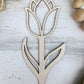 Tulip Wooden Laser Cut Flowers - Simple Diy Florals For Bouquets - Files for Sign Making - SVG Cut File For Glowforge - Digital File