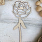 Peony Wooden Laser Cut Flowers - Simple Diy Florals For Bouquets - Files for Sign Making - SVG Cut File For Glowforge - Digital File