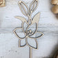 Lily Wooden Laser Cut Flowers - Simple Diy Florals For Bouquets - Files for Sign Making - SVG Laser Cut File For Glowforge - Digital File