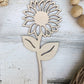 Sunflower Wooden Laser Cut Flowers - Simple Diy Florals For Bouquets - Files for Sign Making - SVG Cut File For Glowforge - Digital File