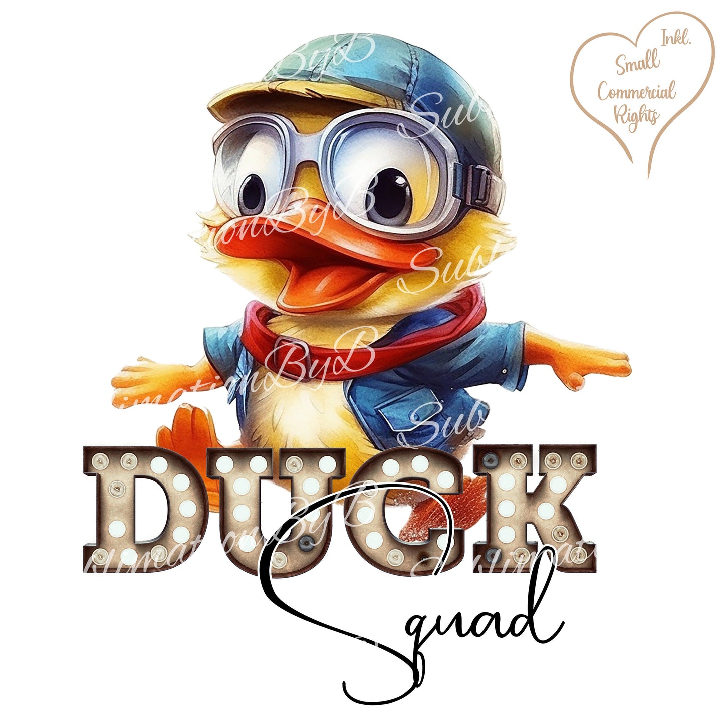 Cruising Duck Sublimation Design, Stand tall and proud with our Duck Squad sublimation print for apparel and more!