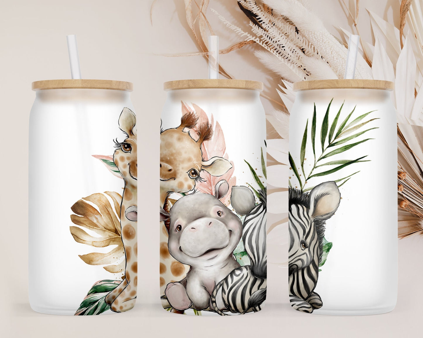 Add a Touch of the Savanna to Your Summer with These African Animal Friends Sublimation Designs!