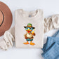 Tropical Paradise Delight: Caribbean Duck Sublimation Design