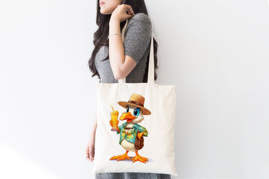 Quack into Adventure: Cruise with the Caribbean Duck Sublimation Design