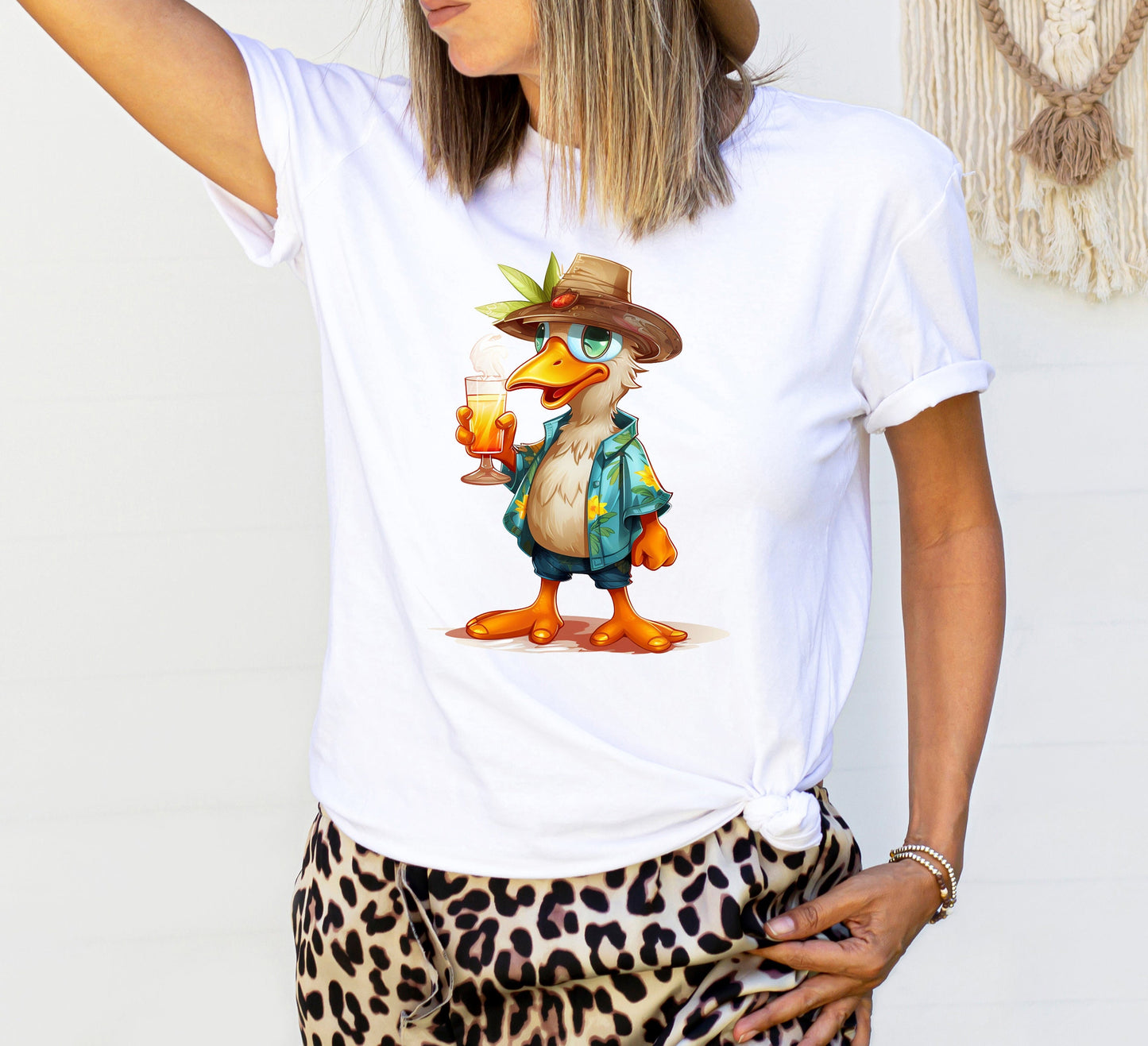 Duck-A-Licious Cruise: Caribbean Duck Sublimation Design for Fashionable Explorers